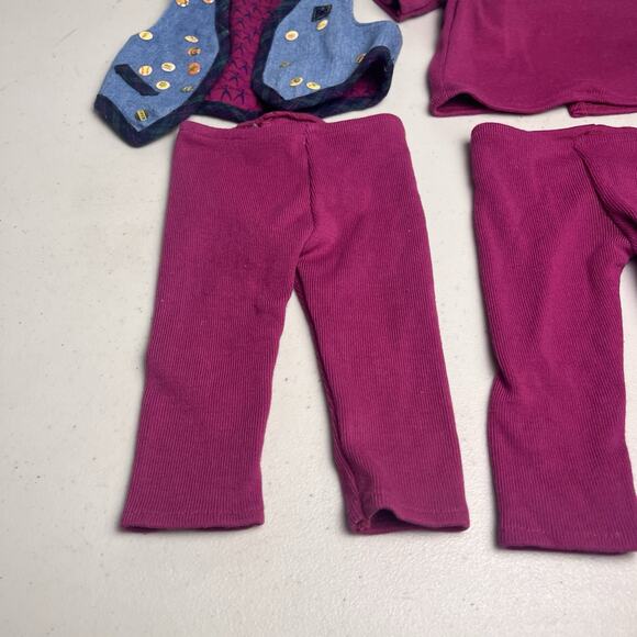 American Girl 1995 Pleasant Co Jean Vest & Legging Outfit 7 Pc Lot Vintage 1995 - Picture 9 of 16